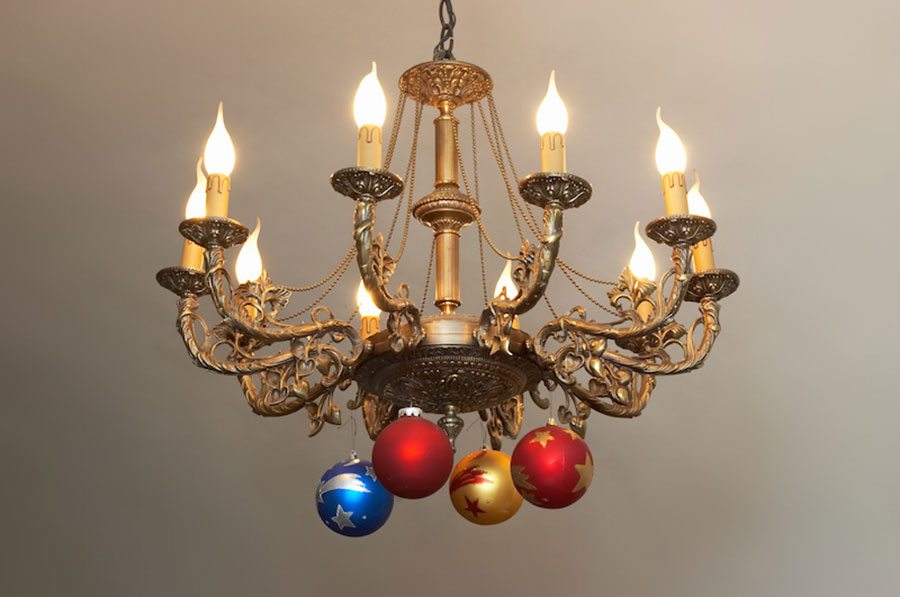 10 Kitchen Decorating Ideas For Property Advice Take A Length Of Festive Ribbon That Measures Double The Height Your Kitchen Cabinet Door Staple Three Or Four Cards To Middle
