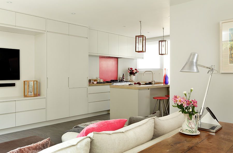 Zone An Open Plan Kitchen Living Space, Small Living Room Kitchen Open Plan